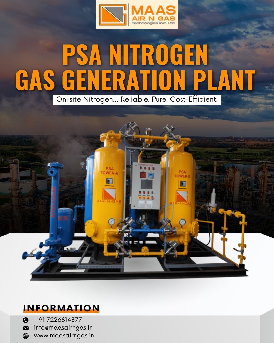 PSA Nitrogen Gas Generation Plant: 7 Powerful Benefits for Reliable On-Site Nitrogen Supply